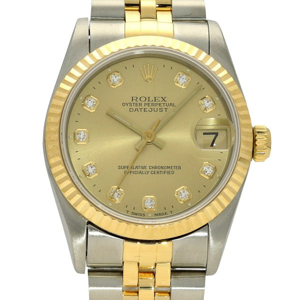 Datejust 68273 - Midsize Watch - Diamond Dial - 1994