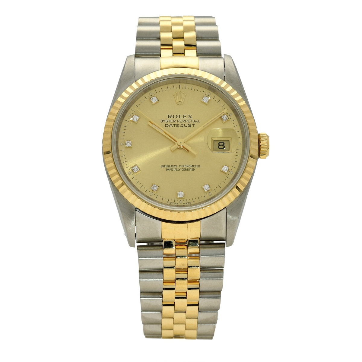 Datejust 16233 - Gents Watch - Diamond Dial - 1991