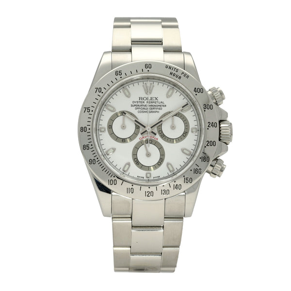 Daytona 116520 - Gents Watch - White Dial - 2009