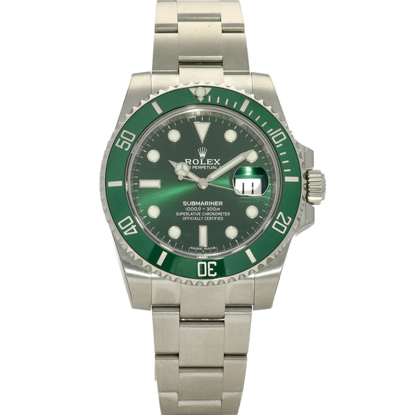 Submariner 116610LV - Green Dial - "Hulk" - 2020 Unworn