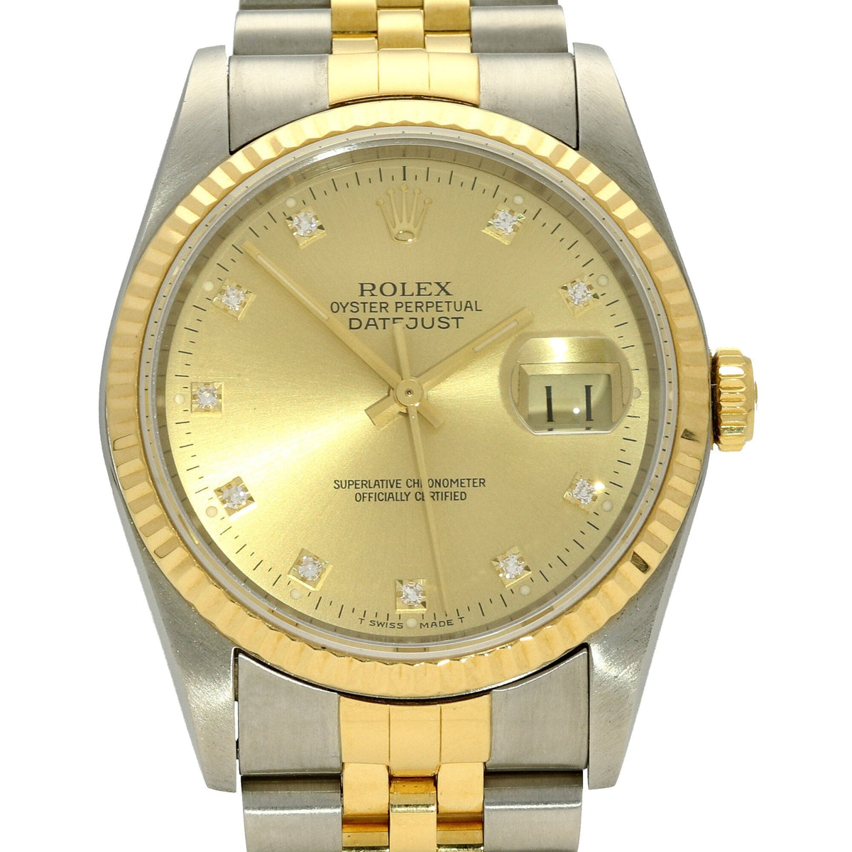 Datejust 16233 - Champagne Diamond Dial - 1988