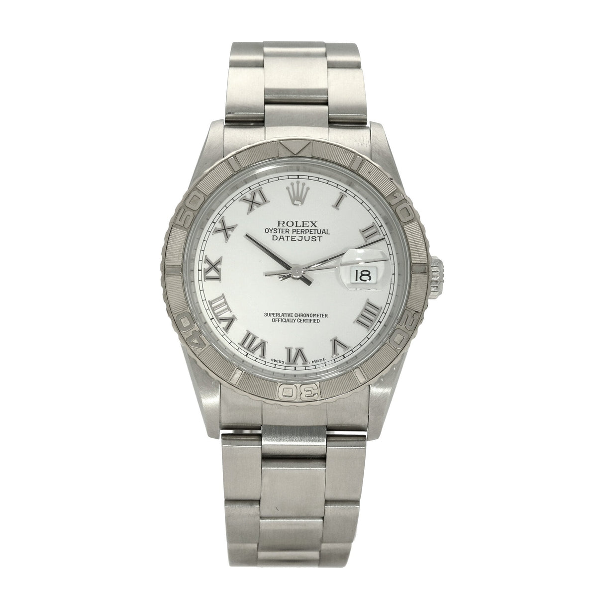 Datejust 16264 - White Roman Dial - 2003