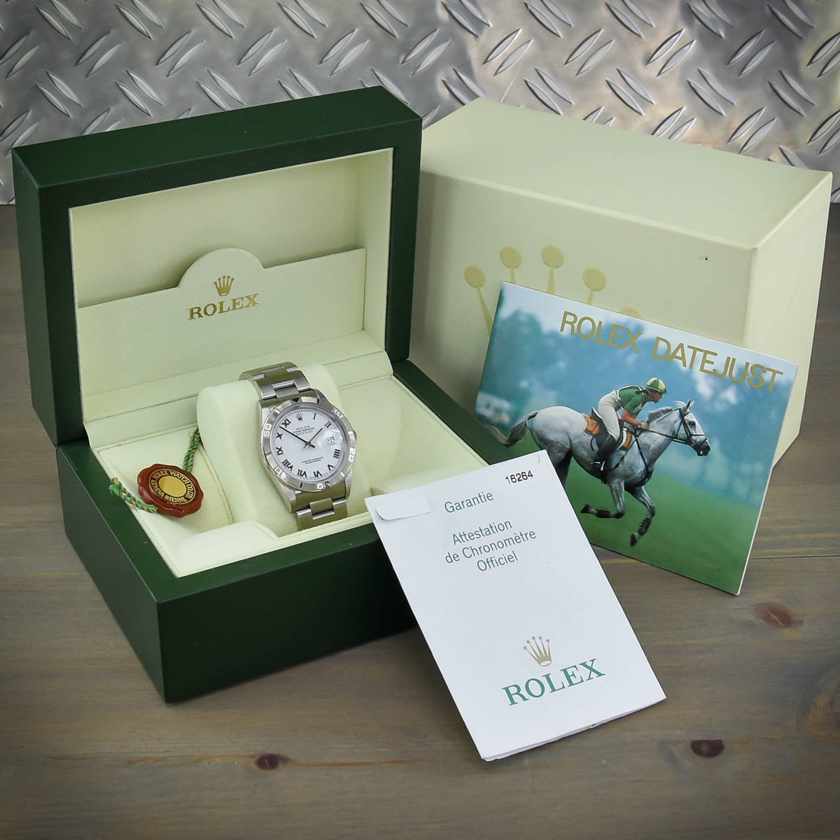 Datejust 16264 - White Roman Dial - 2003