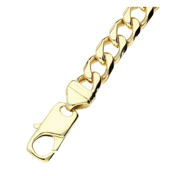 9ct Yellow Gold Curb Bracelet 9 inch - 48.2g