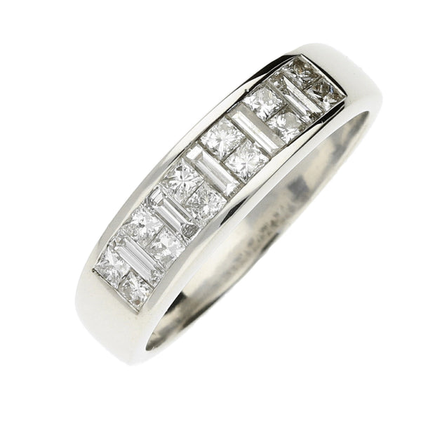 18ct White Gold Eternity Ring - Size Q - 1.00ct