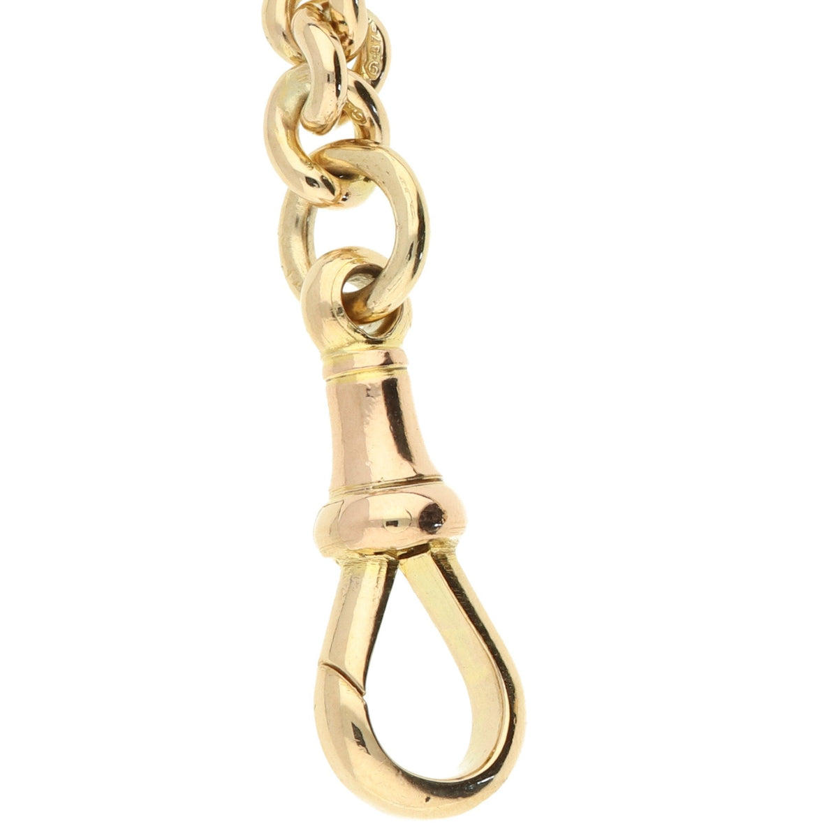 9ct Yellow Gold Graduated Albert Pocket Watch Chain - 57.6g