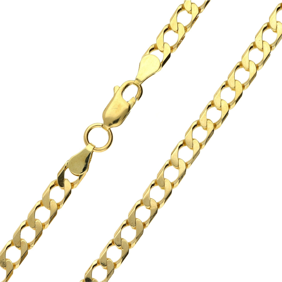 9ct Yellow Gold 19" Curb Chain - 16.2g