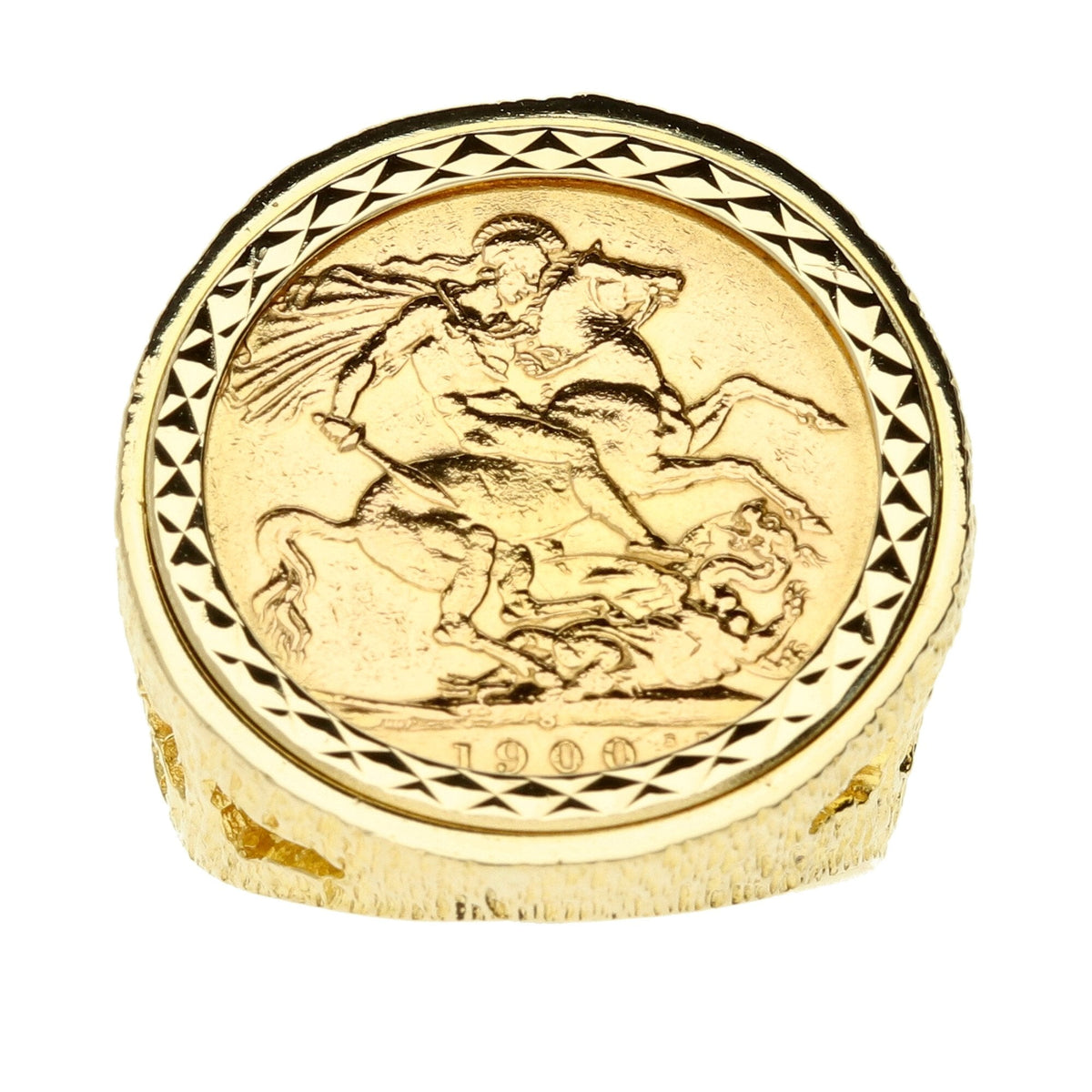 1900 Queen Victoria Full Sovereign Ring - 16.8g