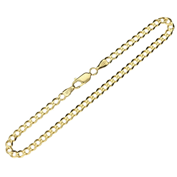 9ct Yellow Gold 8" Curb Bracelet - 4.2g