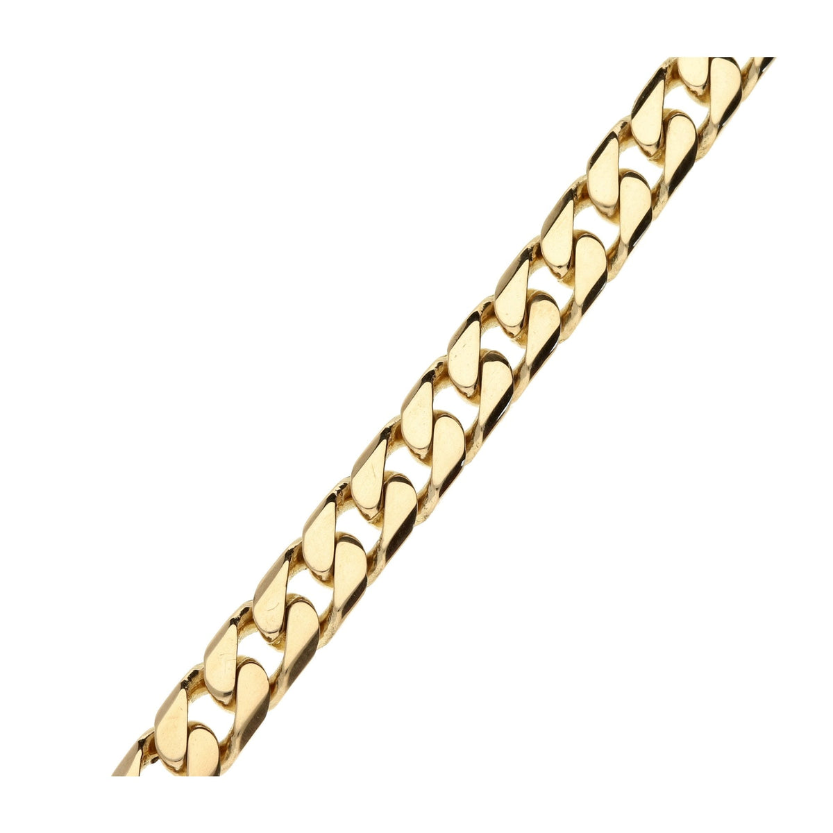 9ct Yellow Gold 8.5" Curb Bracelet - 30.9g