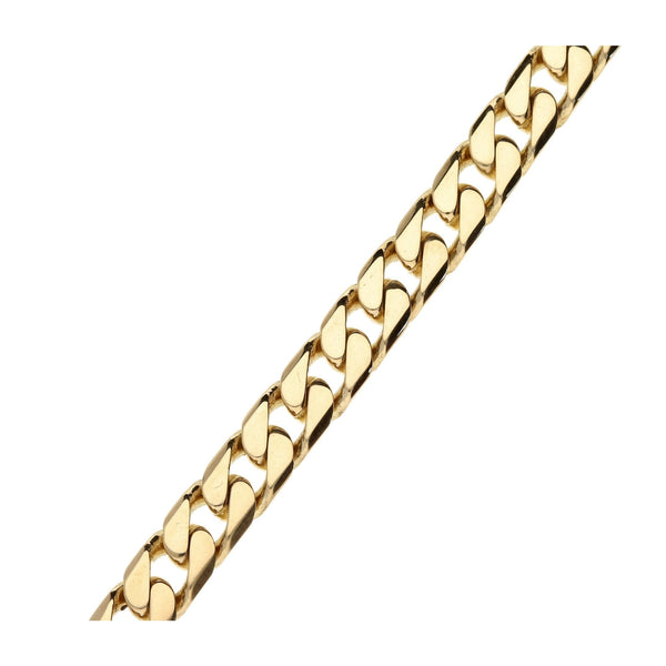 9ct Yellow Gold 8.5" Curb Bracelet - 30.9g