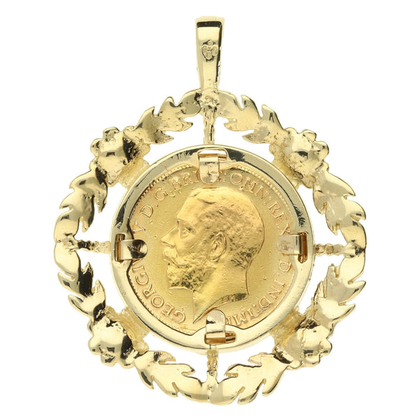 1912 Half Sovereign King George V Pendant - 9.6g