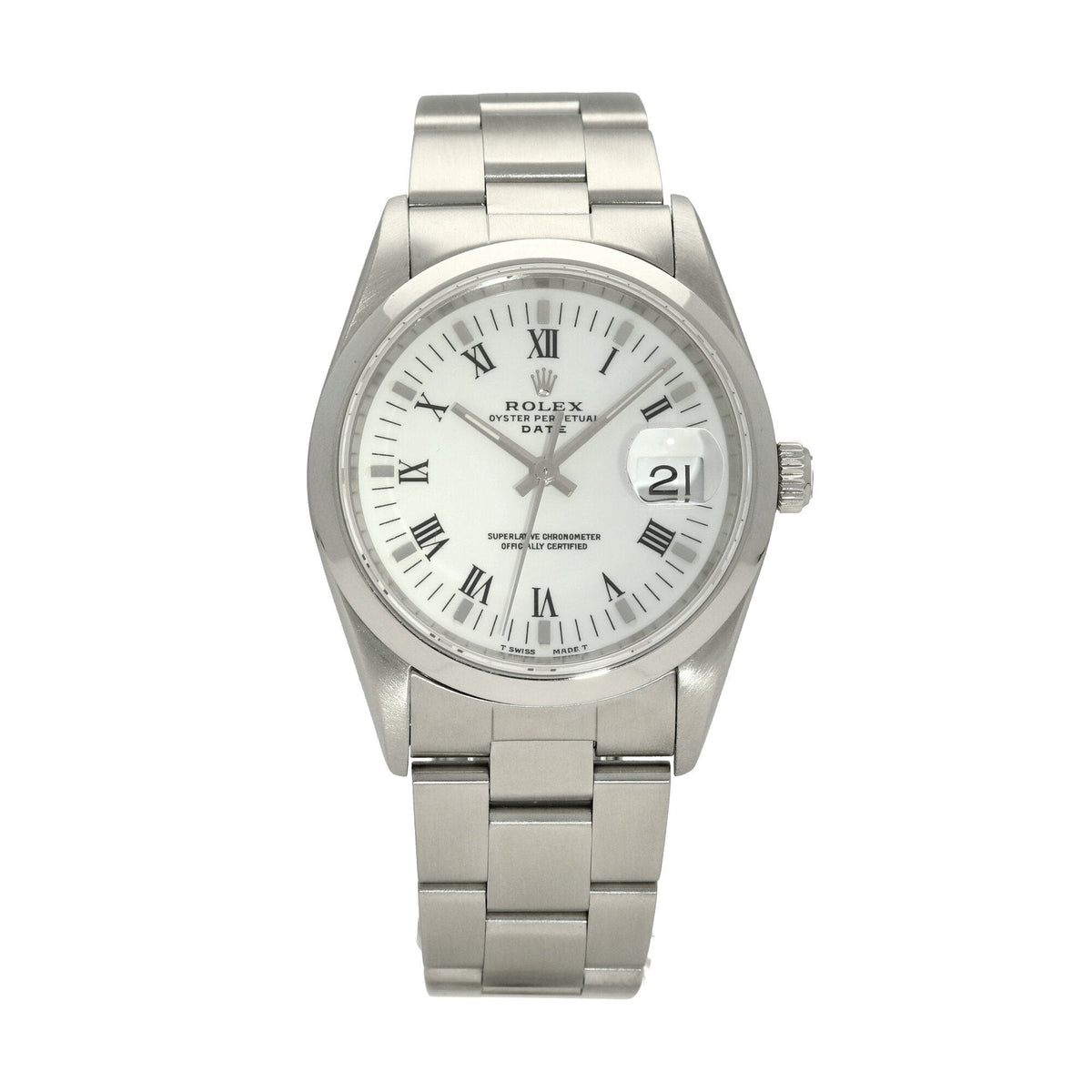Date 15200 - Gents Watch - White Dial - 1998