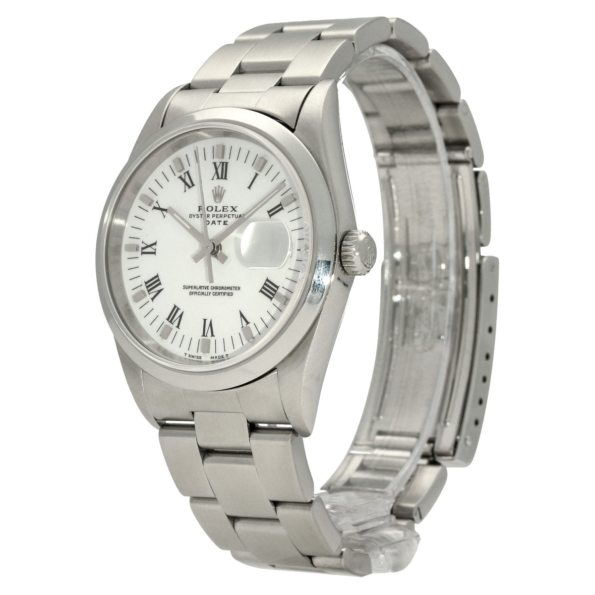 Date 15200 - Gents Watch - White Dial - 1998