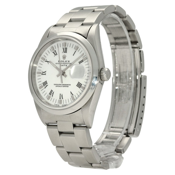 Date 15200 - Gents Watch - White Dial - 1998