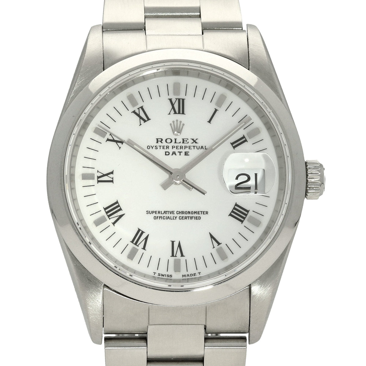 Date 15200 - Gents Watch - White Dial - 1998