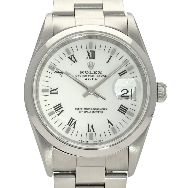 Date 15200 - Gents Watch - White Dial - 1998