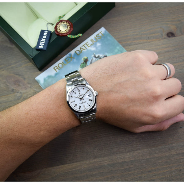 Date 15200 - Gents Watch - White Dial - 1998