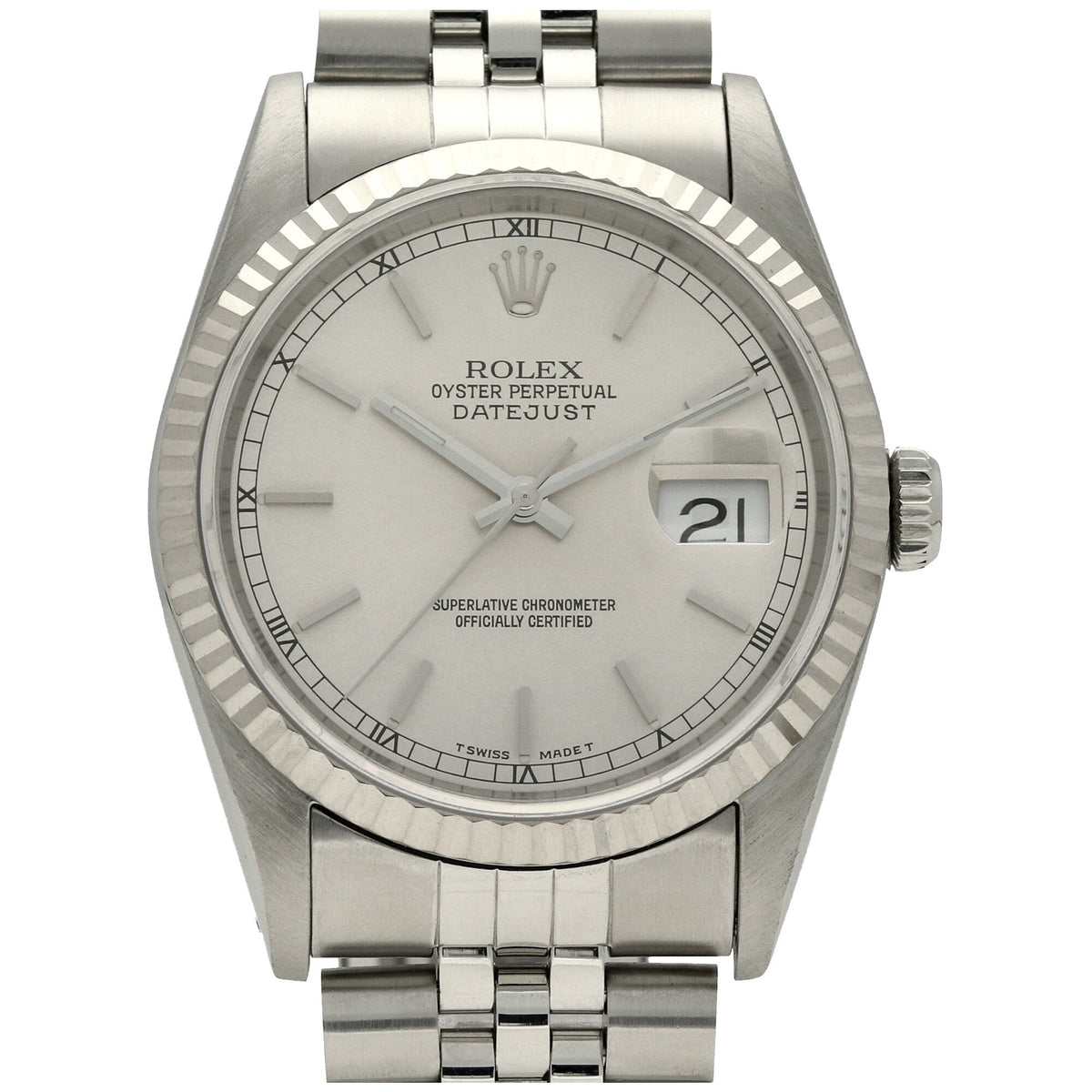 Datejust 16234 - Gents Watch - Silver Dial - 1989