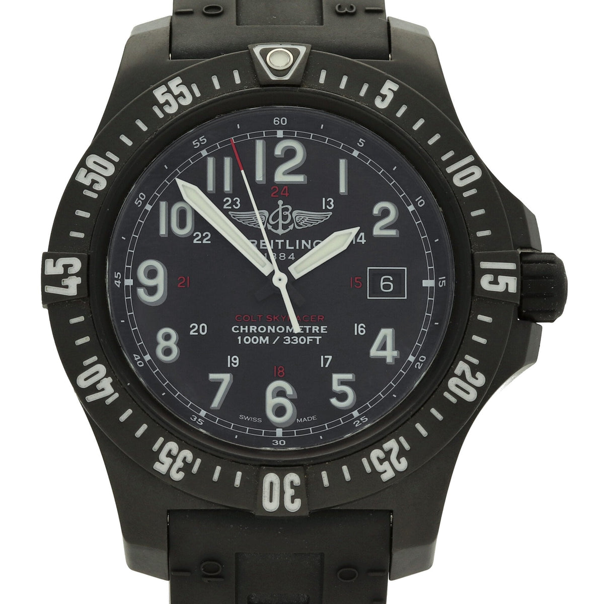 Skyracer X743320 - Black Dial - Breitlight Case - 2018