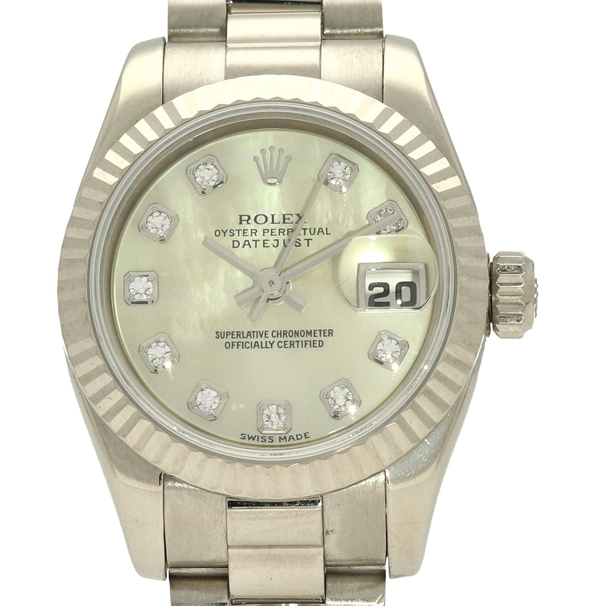 Datejust 179179 - 18ct White Gold - Diamond Dial - 2005