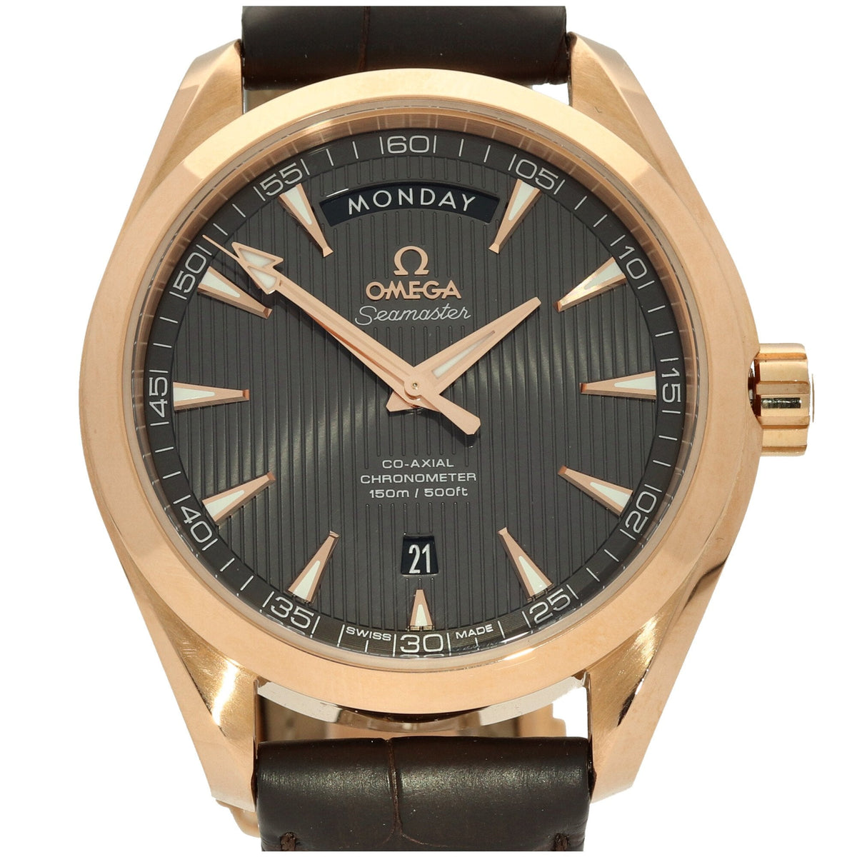 Seamaster Aqua Terra - Rose Gold - Grey Dial - NOS 2020