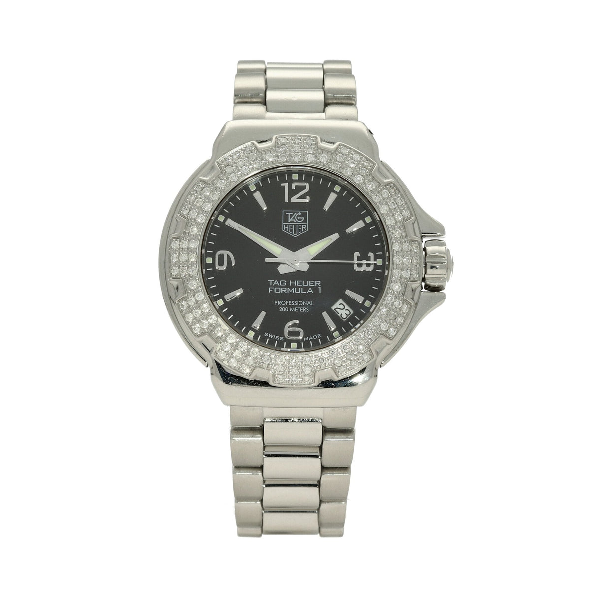 Formula 1 WAC1214 - Black Dial - Diamond Bezel - 2006