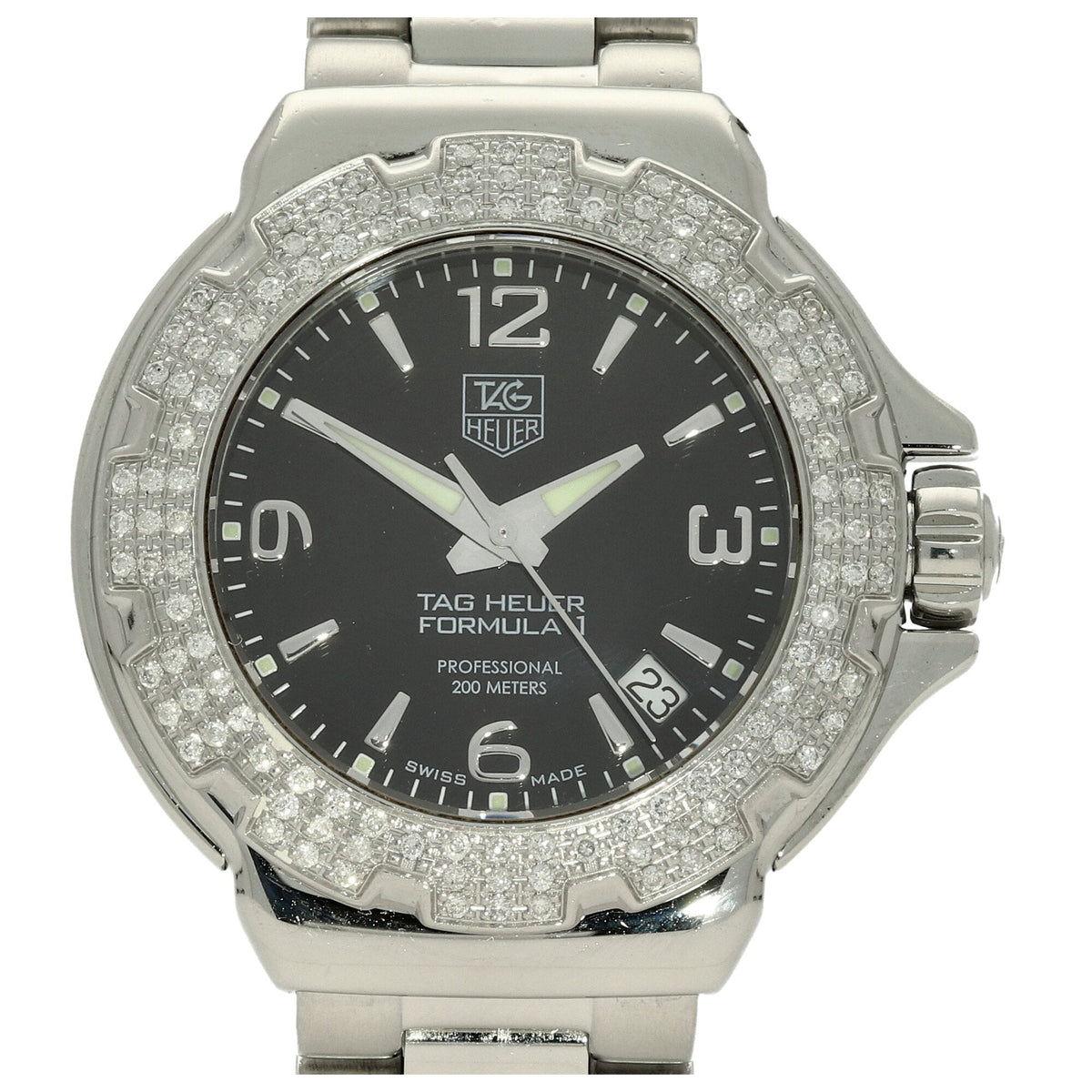 Formula 1 WAC1214 - Black Dial - Diamond Bezel - 2006