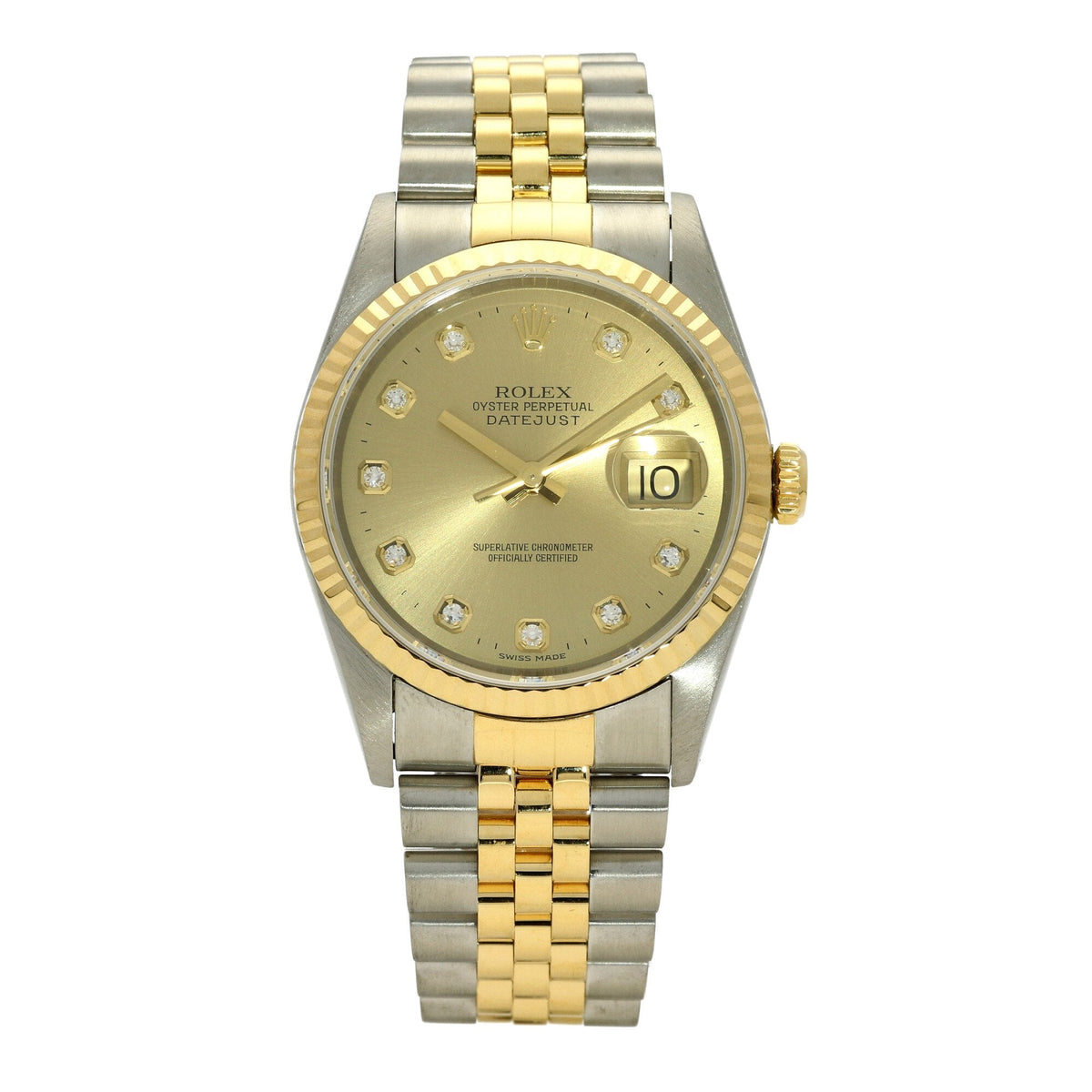 Datejust 16233 - Gents Watch - Diamond Dial - 1997