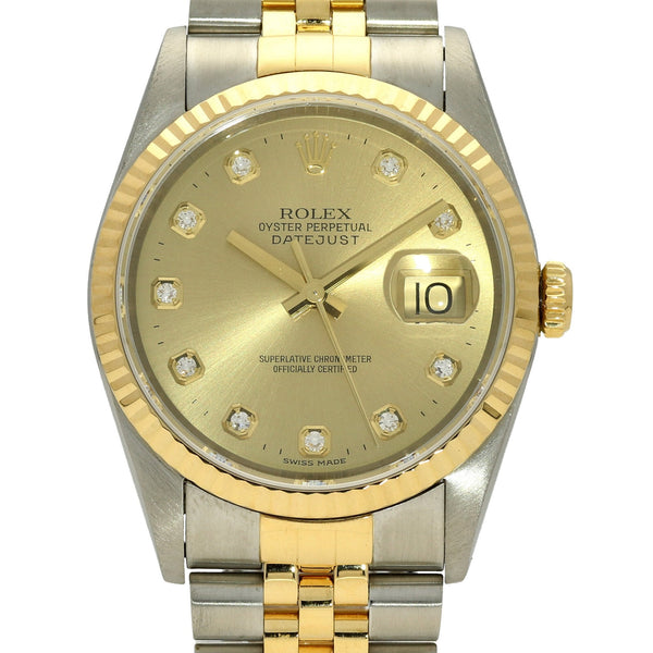 Datejust 16233 - Gents Watch - Diamond Dial - 1997