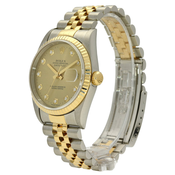 Datejust 16233 - Gents Watch - Diamond Dial - 1997