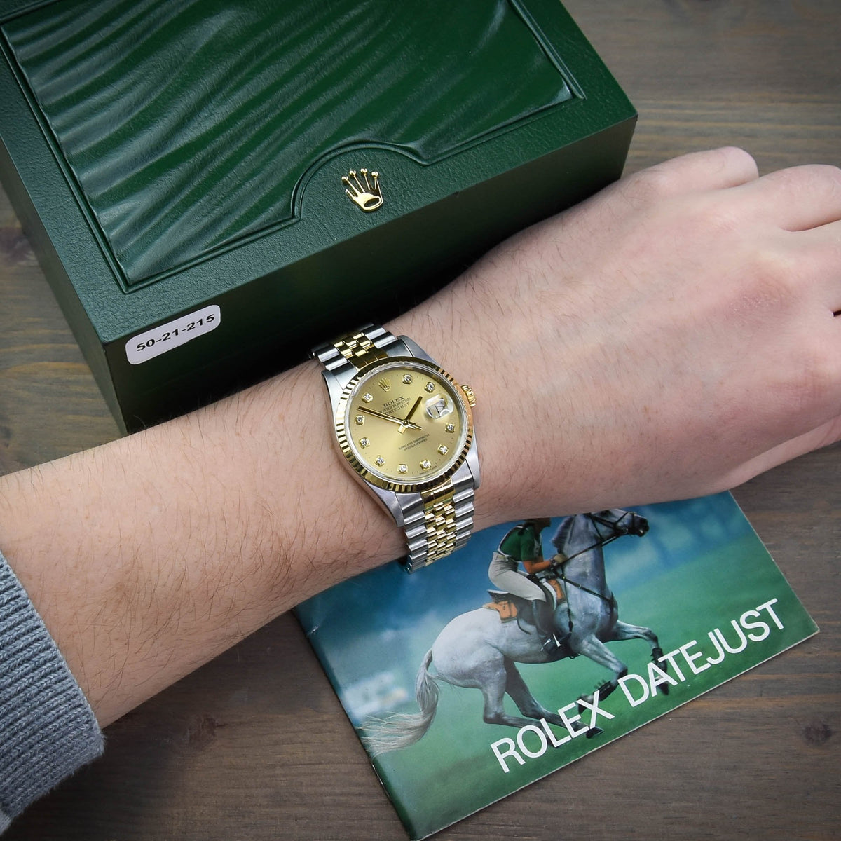 Datejust 16233 - Gents Watch - Diamond Dial - 1997