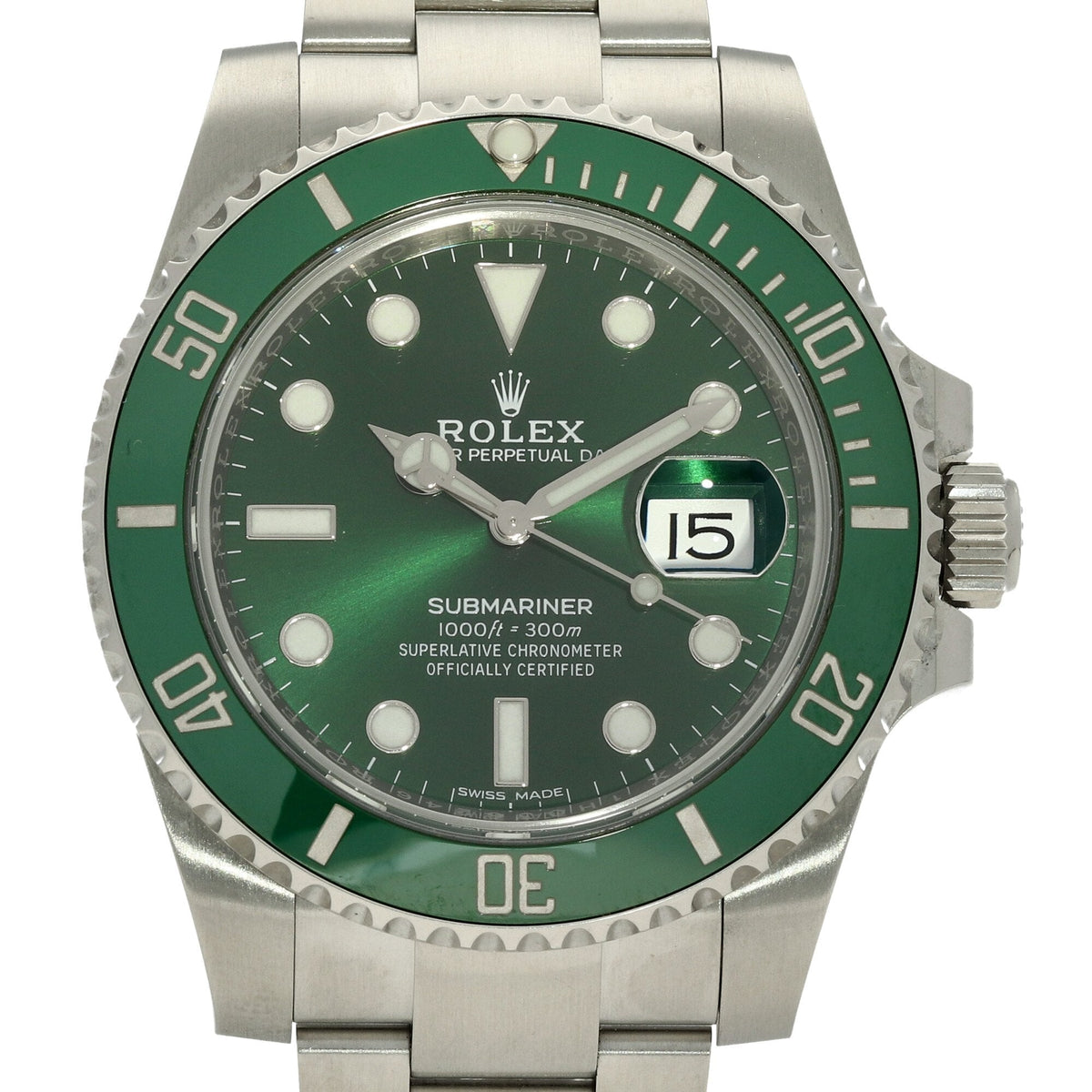 Submariner 116610LV - Green Dial - "Hulk" - 2020 Unworn