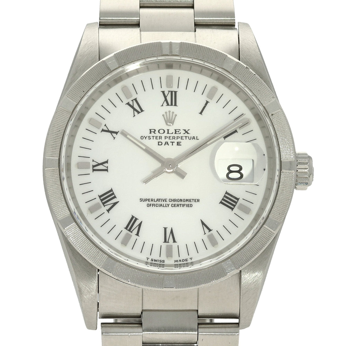 Date 15210 - White Roman Dial - 34mm - 1998