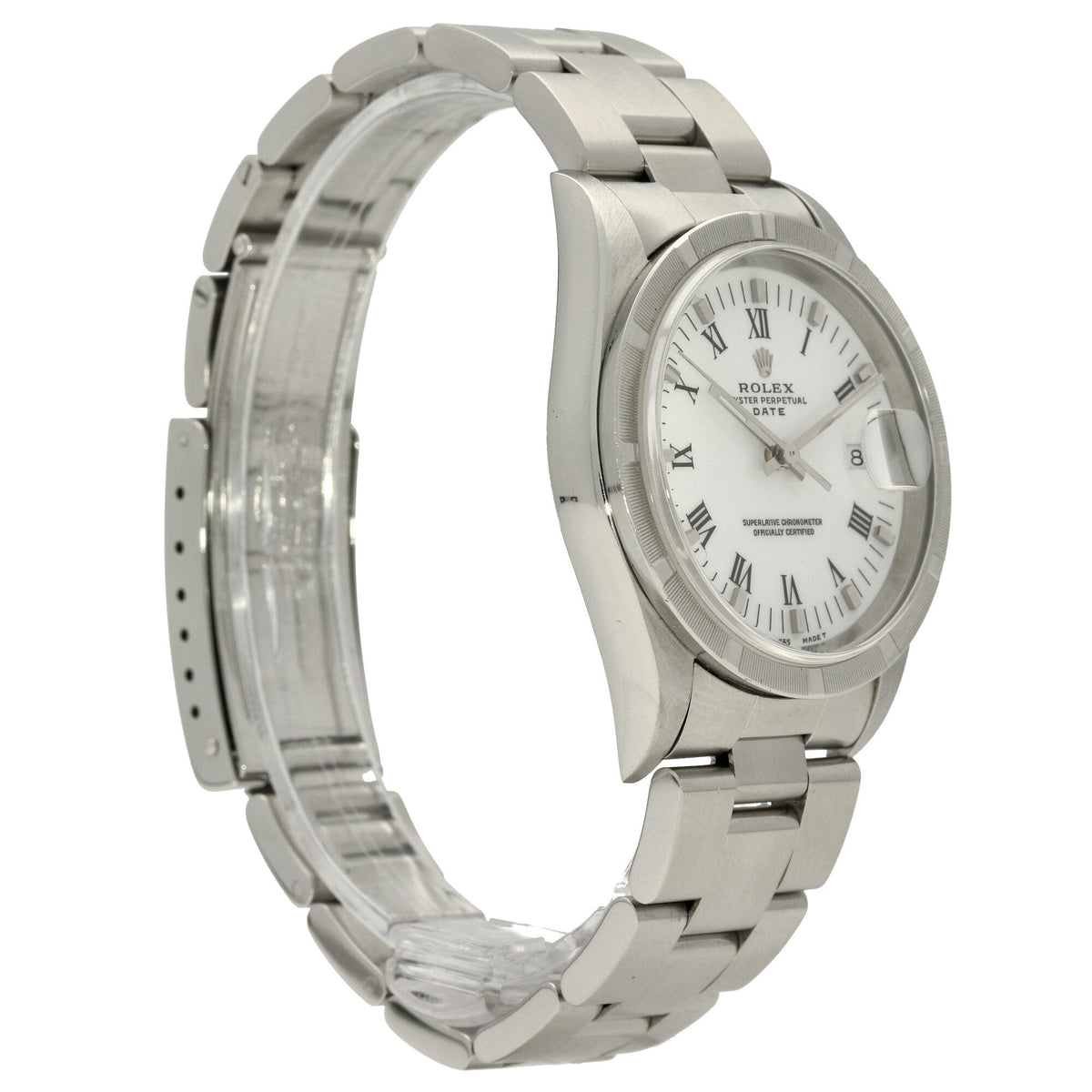 Date 15210 - White Roman Dial - 34mm - 1998