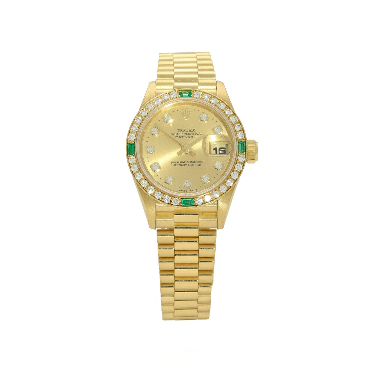 Datejust 69078 - Diamond & Emerald Bezel - 1995