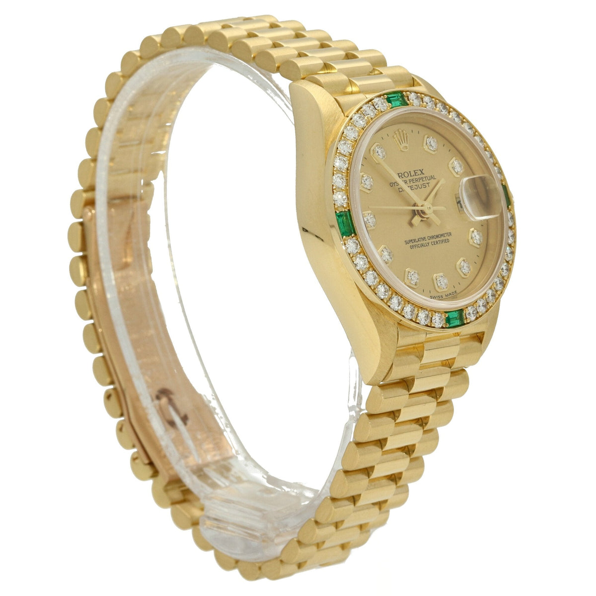 Datejust 69078 - Diamond & Emerald Bezel - 1995