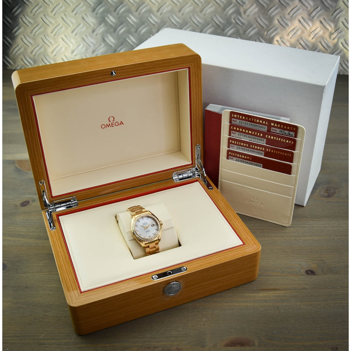 Aqua Terra 231.55.34.20.55.002 - Rose Gold - 2020 NOS