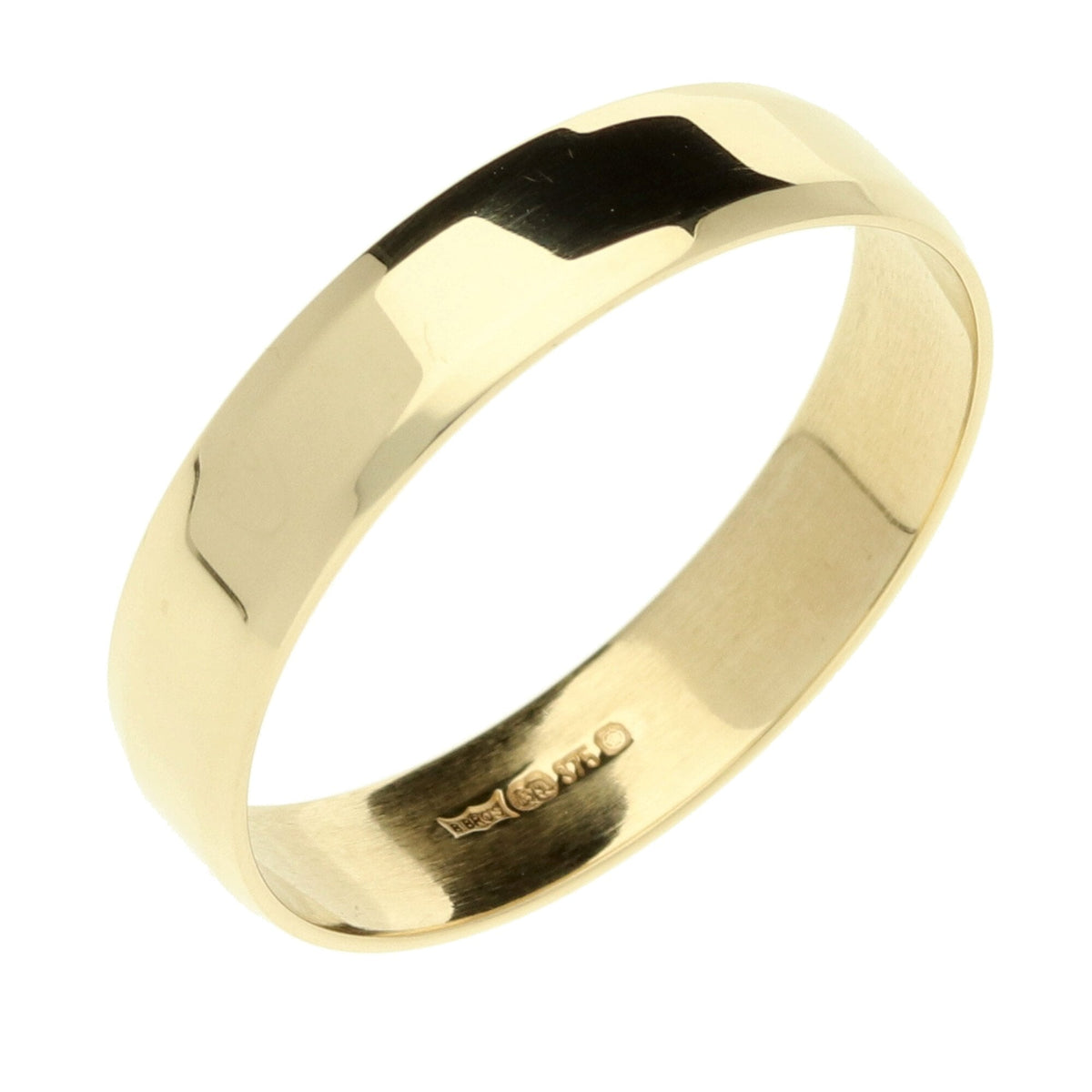 9ct Yellow Gold 5mm Wedding Ring 2.9g