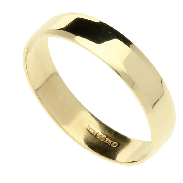 9ct Yellow Gold 5mm Wedding Ring 2.9g