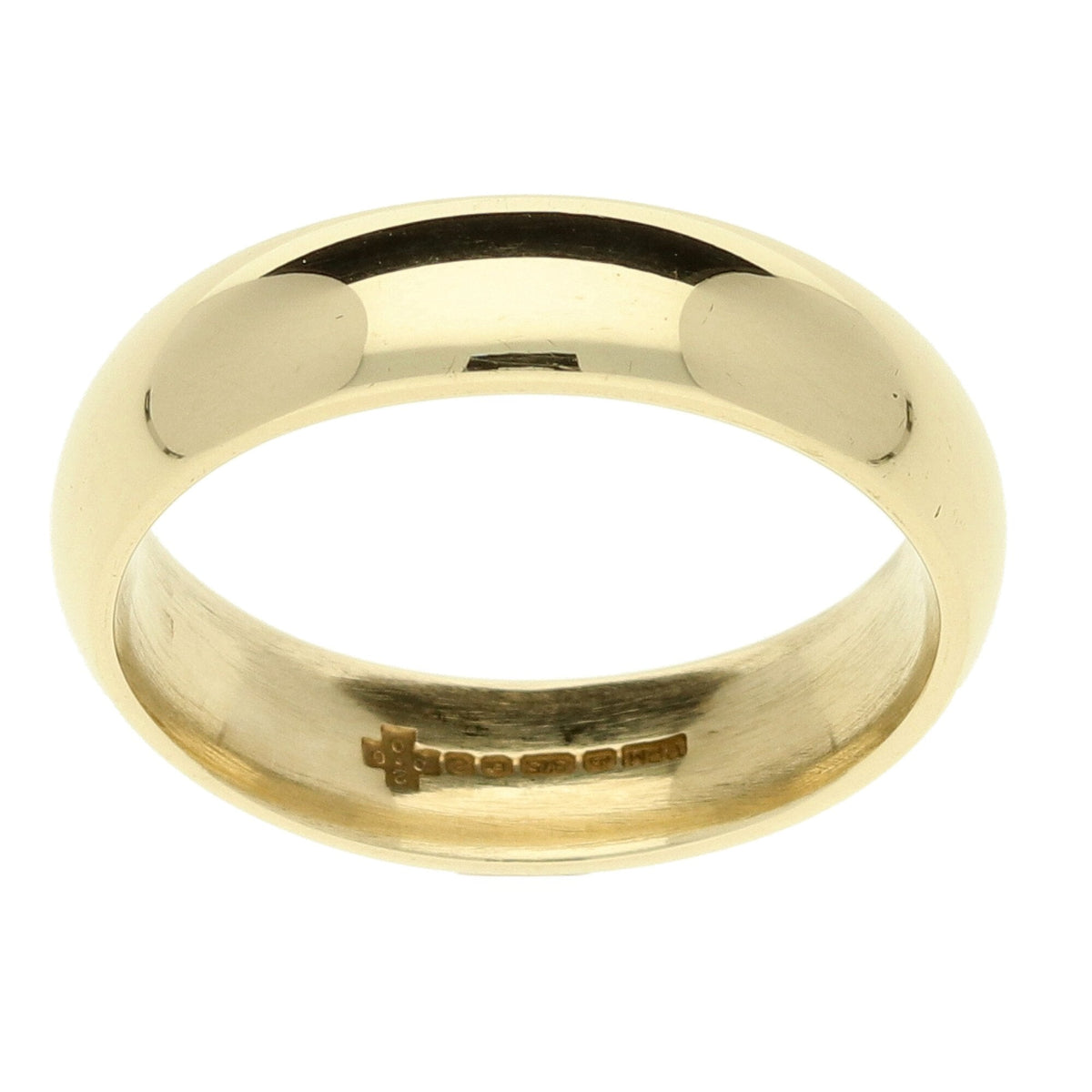9ct Yellow Gold 5mm Wedding Ring 5.0g