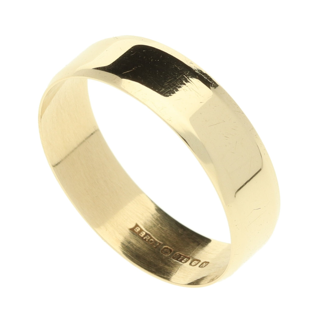 9ct Yellow Gold 6mm Wedding Ring 2.5g