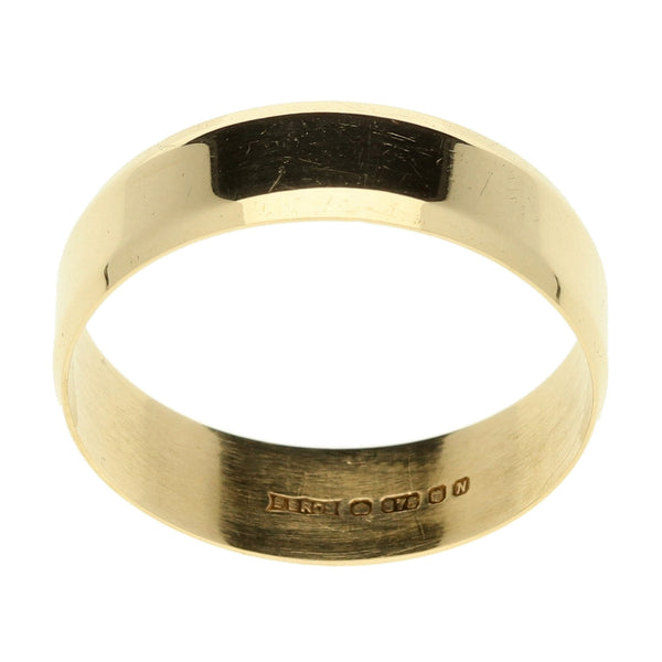 9ct Yellow Gold 6mm Wedding Ring 2.5g