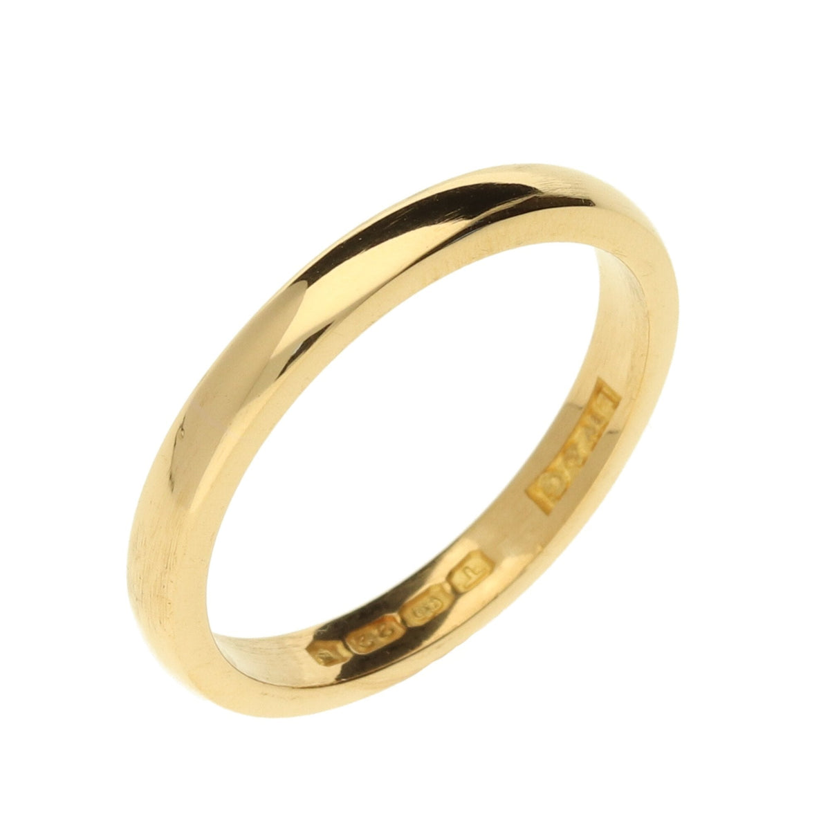 22ct Yellow Gold 3mm Wedding Ring
