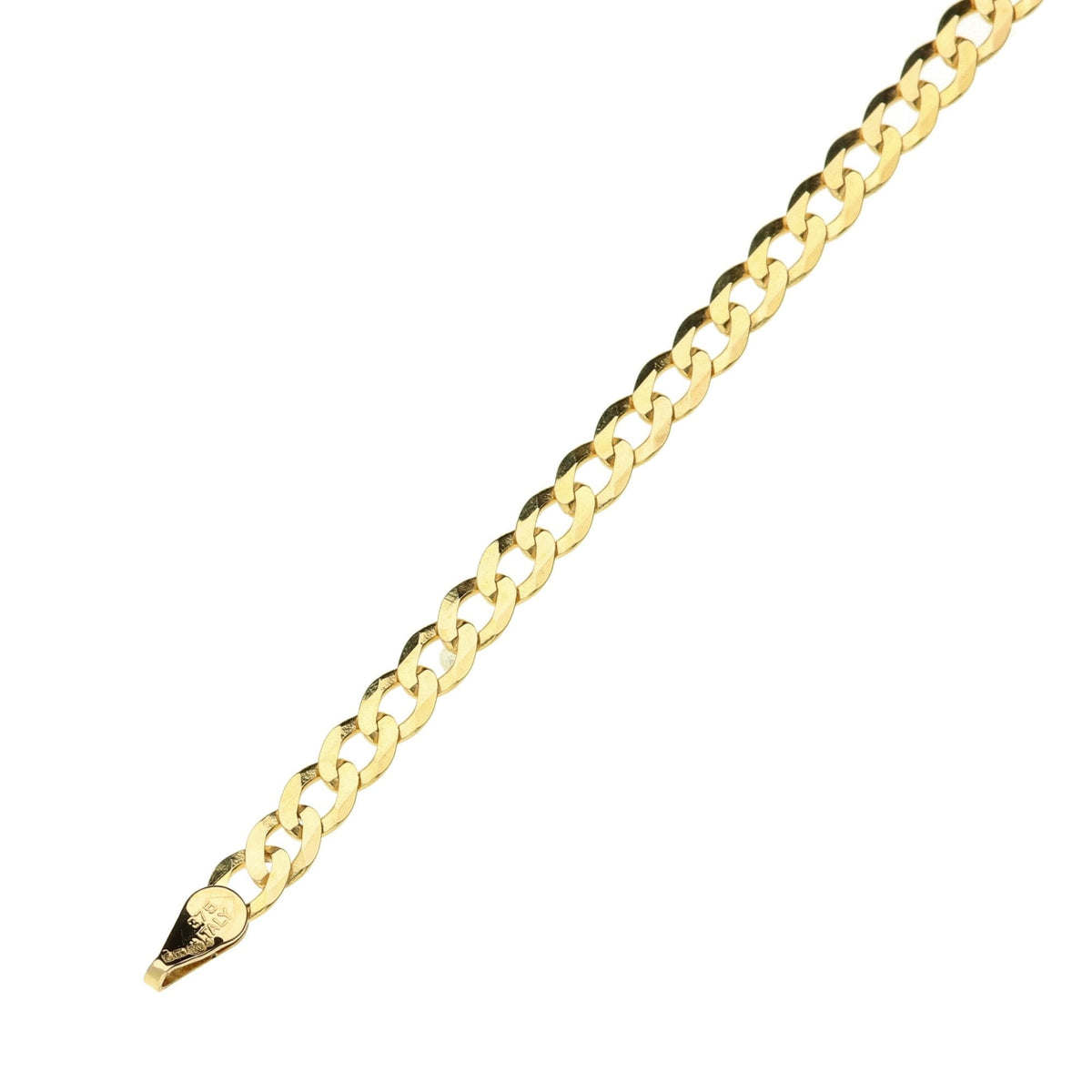 9ct Yellow Gold Curb Bracelet – 2.2g