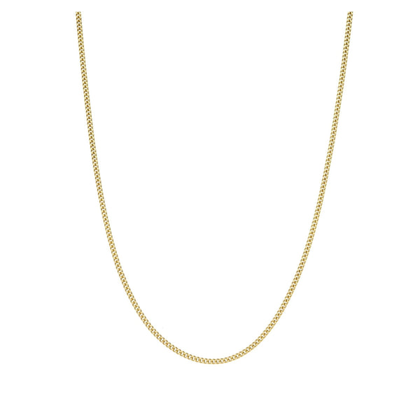 9ct Yellow Gold Fine Curb Chain 18inch
