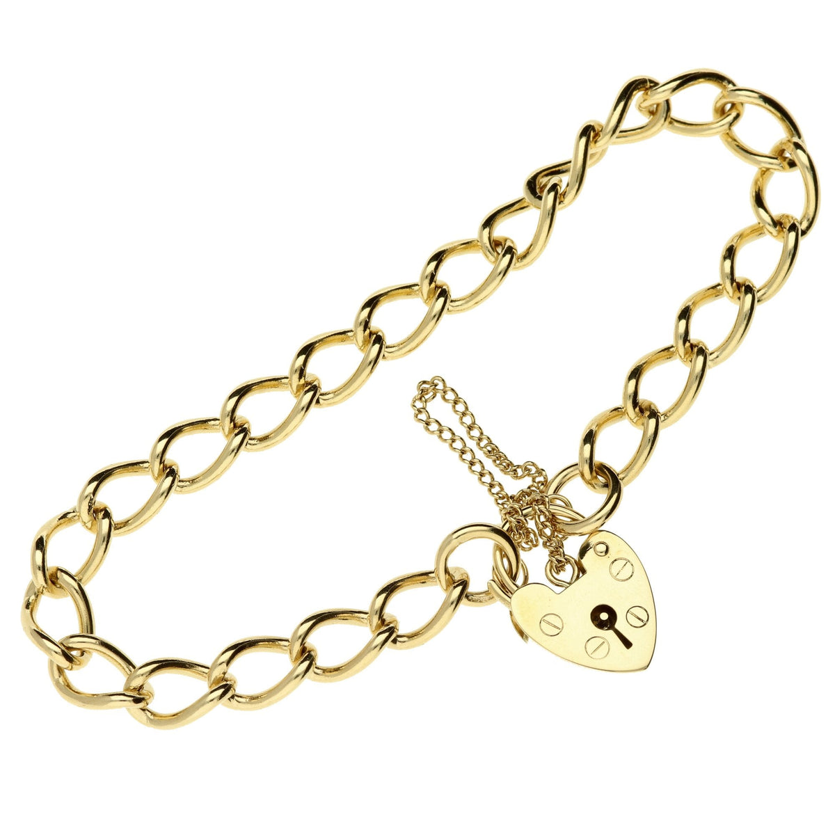 9ct Yellow Gold Curb Bracelet 15.2G