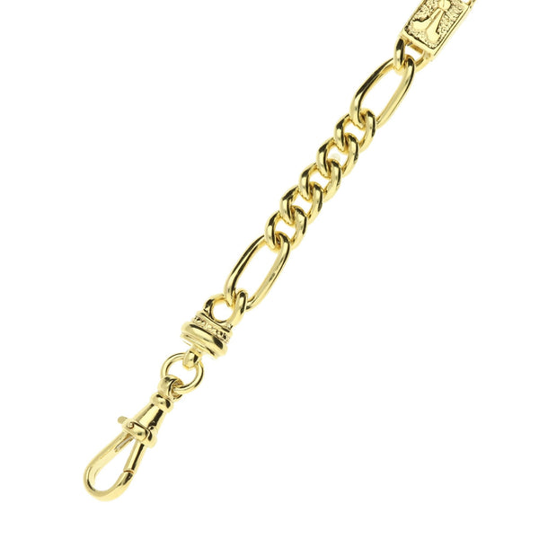 9ct Yellow Gold Fancy Bracelet - 19.3g