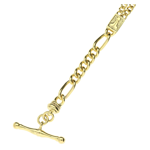 9ct Yellow Gold Fancy Bracelet - 19.3g