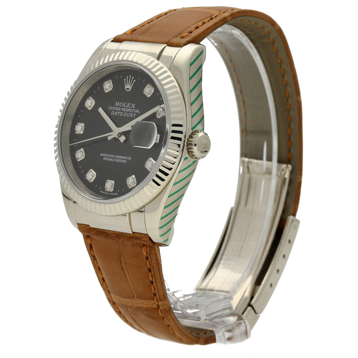 Datejust 116139 - White Gold Watch - Diamond Dial - 2008